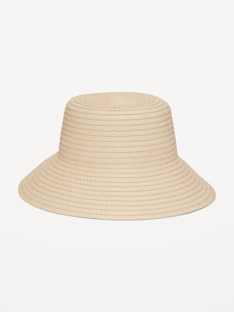 Straw Bucket Hat