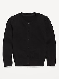 Image number 1 showing, School Uniform Button-Up Cardigan for Girls