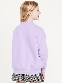 Image number 2 showing, Disney© Bambi Oversized Graphic Sweatshirt for Girls
