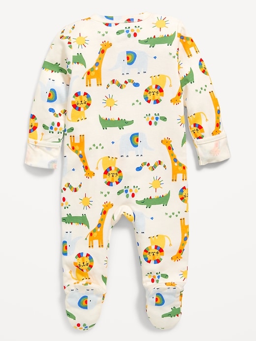 View large product image 2 of 3. 2-Way-Zip Sleep & Play Footed One-Piece for Baby