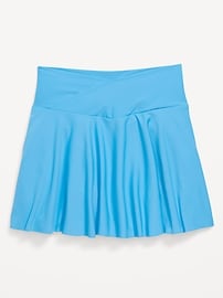 View large product image 5 of 6. High-Waisted Crossover PowerSoft Skort for Girls