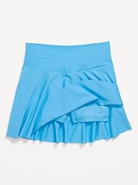 View large product image 6 of 6. High-Waisted Crossover PowerSoft Skort for Girls