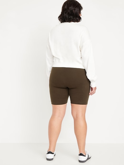 Image number 7 showing, High-Waisted Biker Shorts -- 8-inch inseam