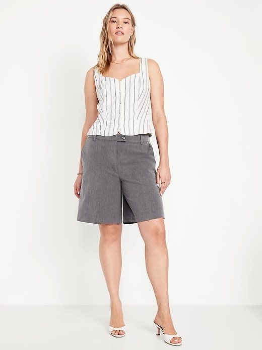 Image number 5 showing, Mid-Rise Taylor Shorts -- 10-inch inseam