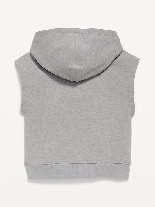 View large product image 2 of 2. Dynamic Fleece Oversized Sleeveless Hooded Sweatshirt for Toddler Boys