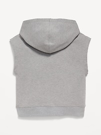 Image number 2 showing, Dynamic Fleece Oversized Sleeveless Hooded Sweatshirt for Toddler Boys