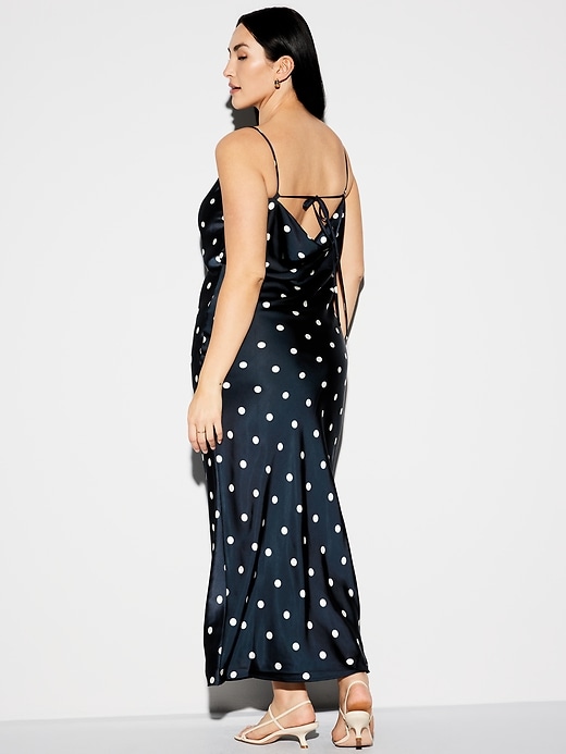 Image number 7 showing, The Occasion by Old Navy Satin Cowl Maxi Dress