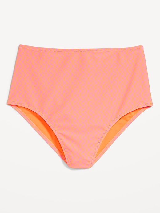 Image number 4 showing, Matte High-Waisted Bikini Swim Bottoms