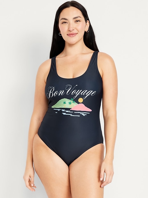 Image number 5 showing, Matte One-Piece Swimsuit