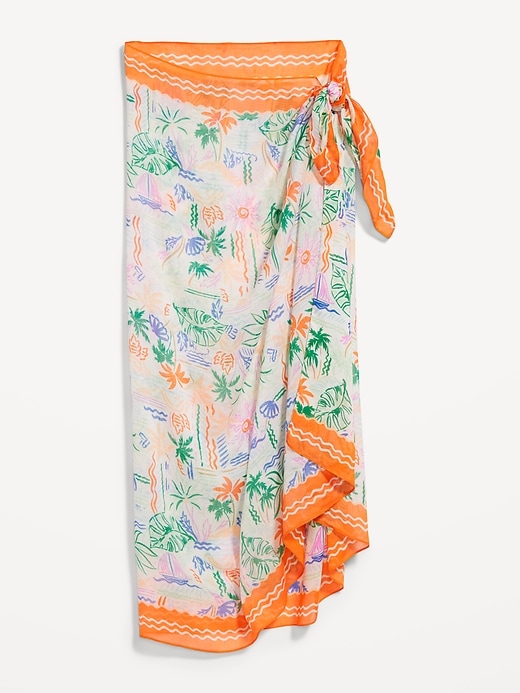 View large product image 2 of 2. Lightweight Swim Sarong Wrap