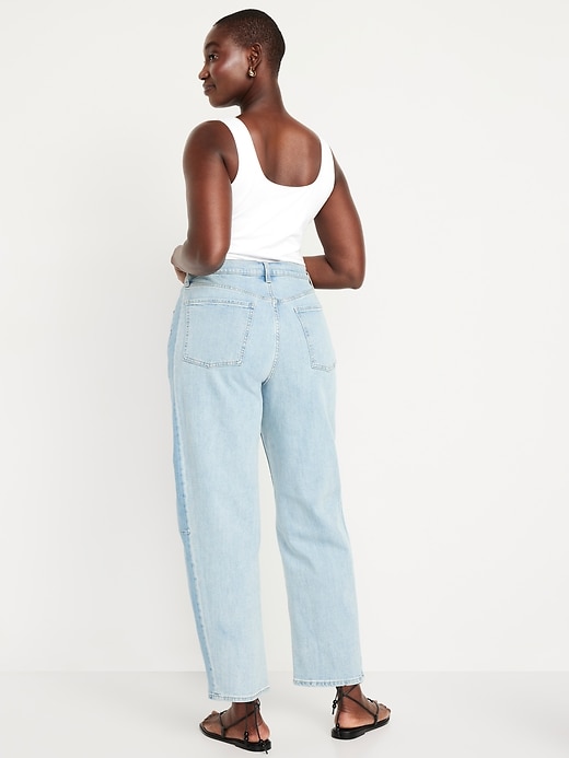 Image number 5 showing, High-Waisted Barrel Ankle Jeans