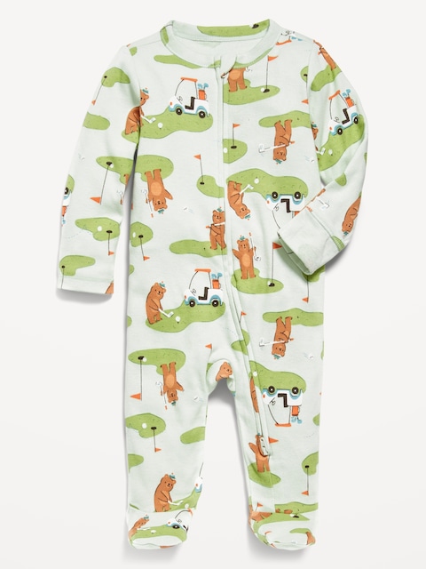 2-Way-Zip Sleep & Play Footed One-Piece for Baby
