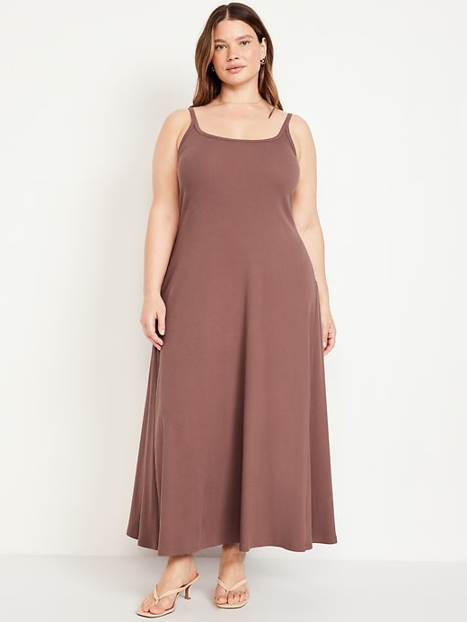 Image number 3 showing, Sleeveless Ribbed Maxi Dress