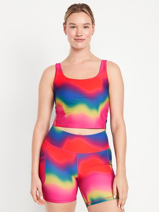 Image number 4 showing, Light Support PowerSoft Longline Sports Bra