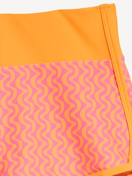 Image number 9 showing, High-Waisted Matte Swim Shorts