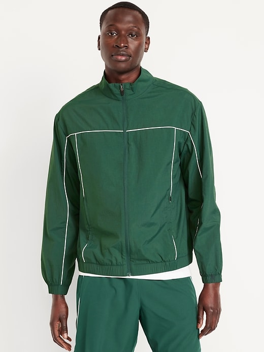 Image number 1 showing, Nylon Track Jacket