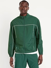 Image number 1 showing, Nylon Track Jacket