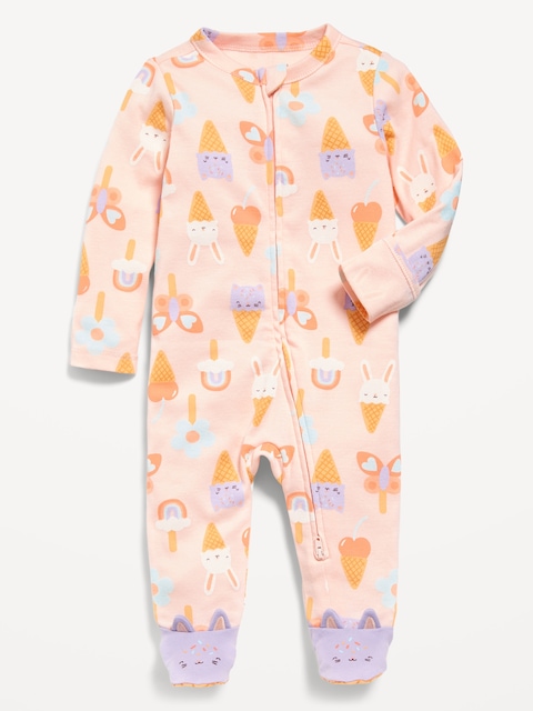 2-Way-Zip Sleep & Play Footed One-Piece for Baby