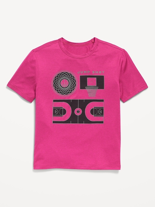 View large product image 1 of 2. CloudMotion Performance Graphic T-Shirt for Boys