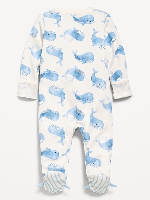 View large product image 2 of 3. 2-Way-Zip Sleep & Play Footed One-Piece for Baby
