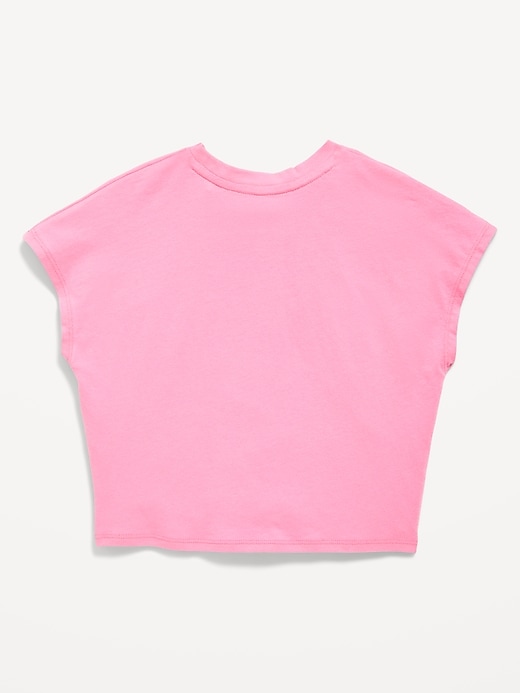 View large product image 2 of 2. Disney© Graphic Tie-Knot T-Shirt for Toddler Girls