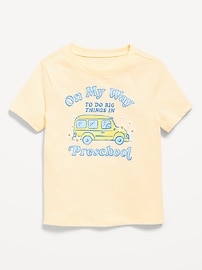 L'image numéro 1 présente T-shirt à manches courtes à imprimé unisexe pour tout-petit