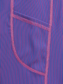 View large product image 6 of 6. High-Waisted PowerSoft Ribbed Performance 7/8 Leggings for Girls
