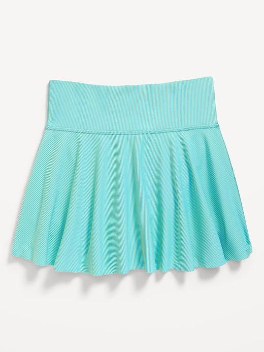 Image number 5 showing, High-Waisted PowerSoft Ribbed Skort for Girls