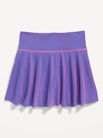 View large product image 5 of 6. High-Waisted PowerSoft Ribbed Skort for Girls