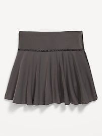 View large product image 5 of 6. High-Waisted PowerSoft Ribbed Skort for Girls