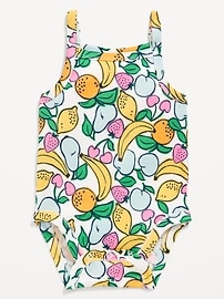 Image number 1 showing, Printed Cami Bodysuit for Baby