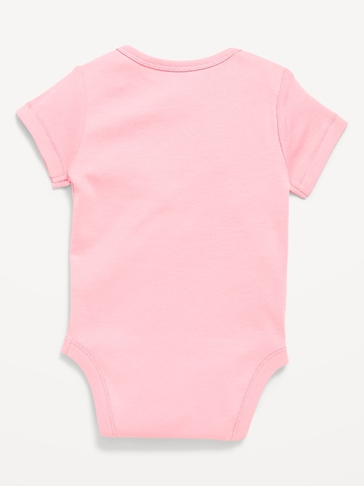 View large product image 2 of 3. Short-Sleeve Graphic Bodysuit for Baby