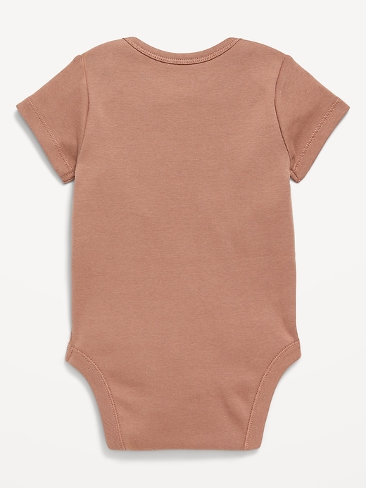 View large product image 2 of 3. Short-Sleeve Graphic Bodysuit for Baby