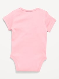 L'image numéro 2 présente Cache-couche à manches courtes à imprimé pour bébé