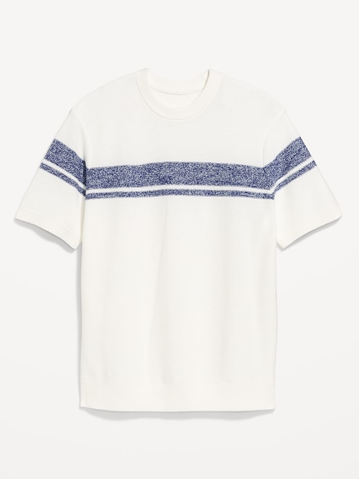 Image number 4 showing, Short-Sleeve Striped Sweater