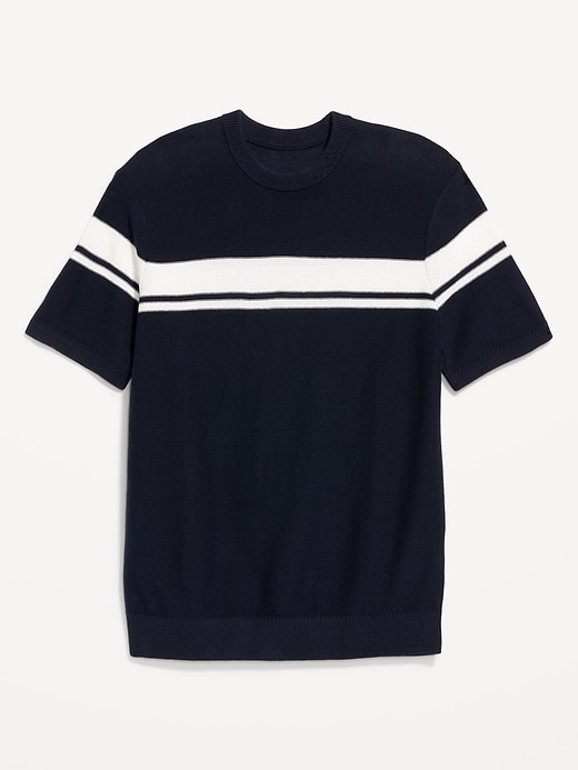 Image number 4 showing, Short-Sleeve Striped Sweater