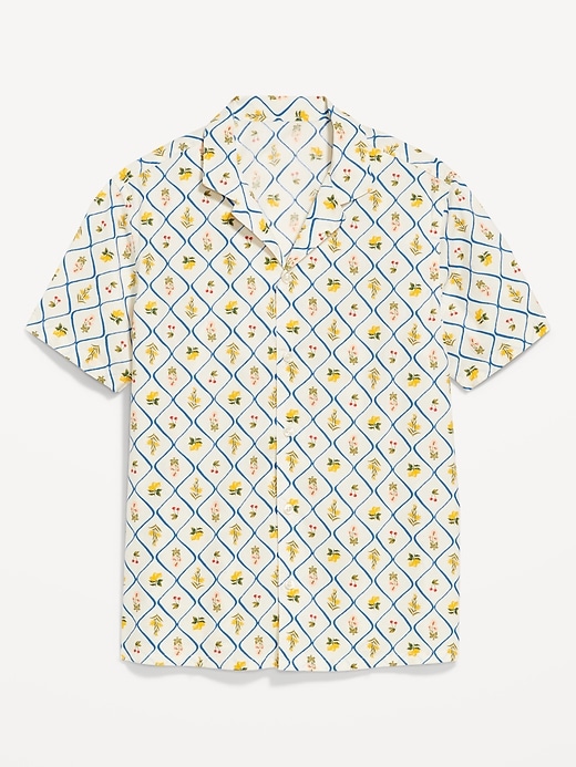 Image number 4 showing, Short-Sleeve Printed Camp Shirt