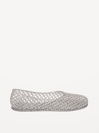 View large product image 3 of 4. Jelly Lattice Ballet Flats for Girls