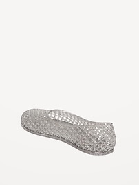 View large product image 4 of 4. Jelly Lattice Ballet Flats for Girls