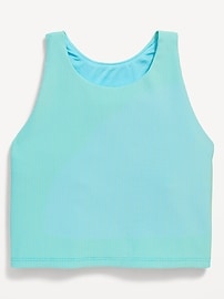 View large product image 5 of 6. PowerSoft Longline Ribbed Sports Bra for Girls