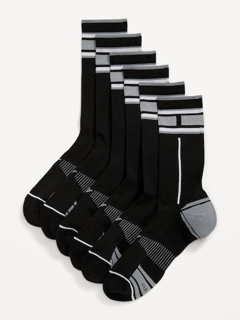 3-Pack Athletic Crew Socks for Men