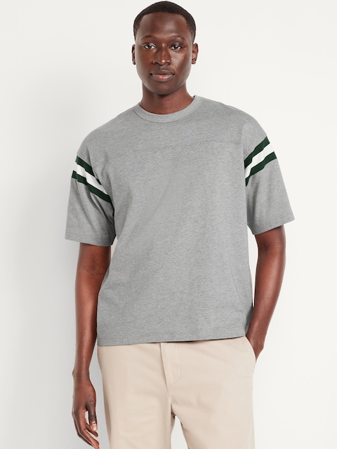Heavyweight Football-Style T-Shirt