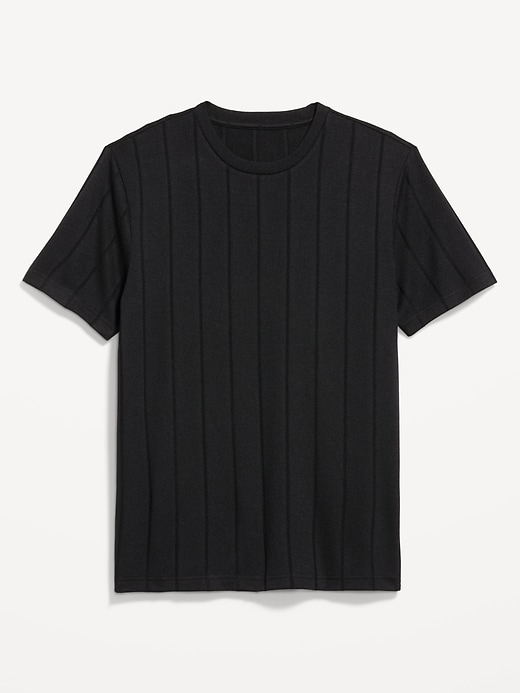 Image number 4 showing, Crew-Neck Ribbed T-Shirt