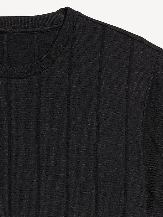 Image number 5 showing, Crew-Neck Ribbed T-Shirt