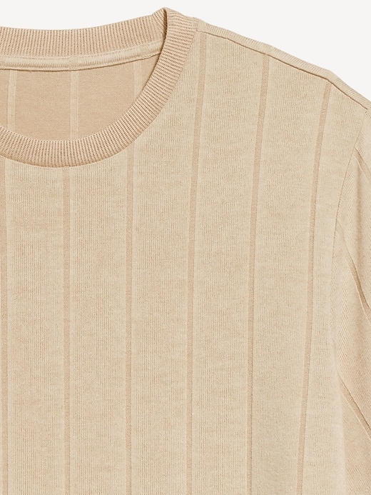 Image number 5 showing, Crew-Neck Ribbed T-Shirt