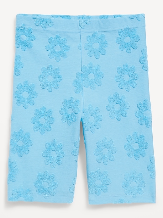 View large product image 1 of 1. Long Towel Terry Biker Shorts for Girls