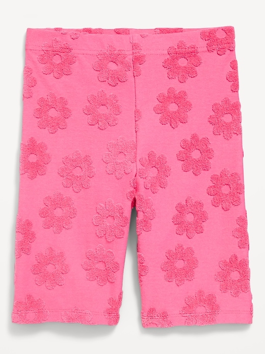 View large product image 1 of 1. Long Towel Terry Biker Shorts for Girls