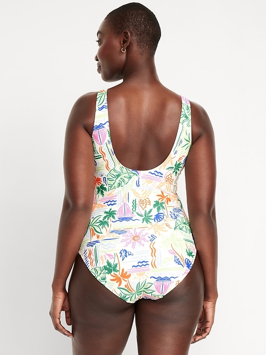 Image number 6 showing, Matte One-Piece Swimsuit