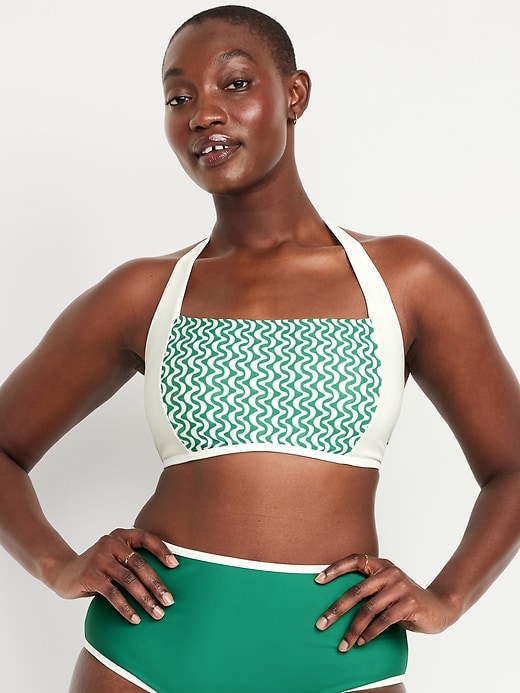 Image number 5 showing, Matte Halter Swim Top