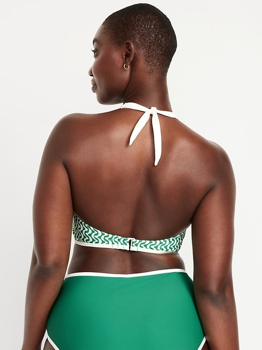 Image number 6 showing, Matte Halter Swim Top